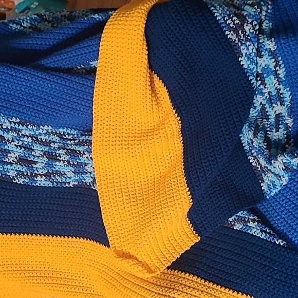 Hand Crafted Crochet Quilt New - Picture 5 of 6